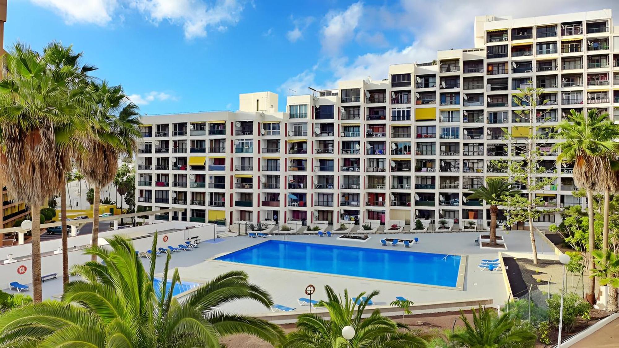 Blanco&Azul - Comfortable Ocean View Apartment Next To The Beach Плая де лас Америкас Екстериор снимка