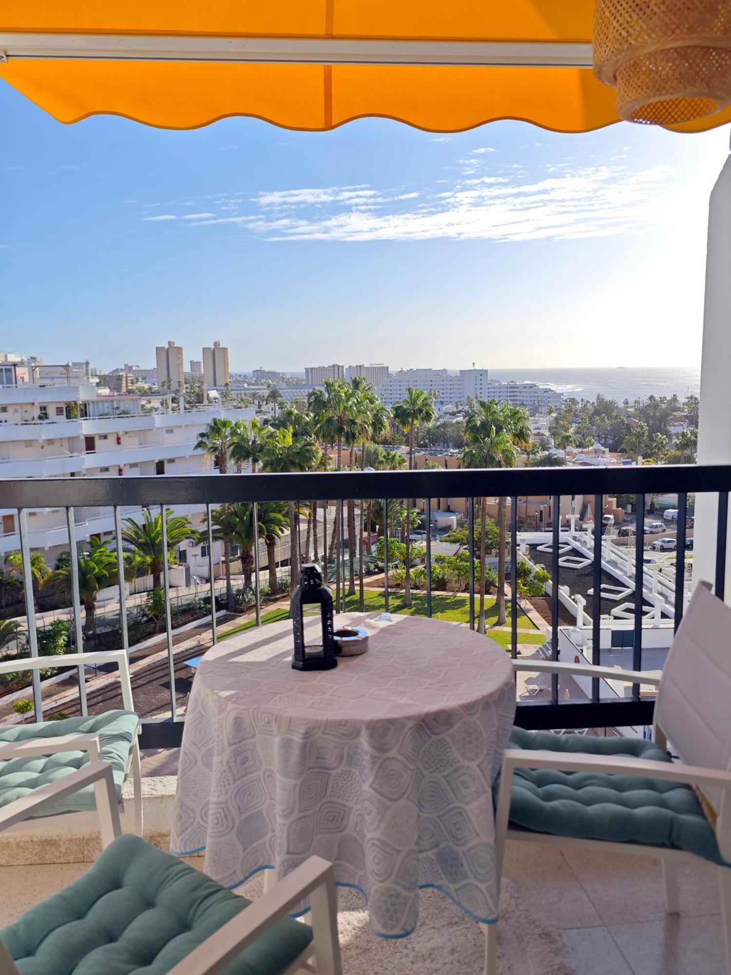 Blanco&Azul - Comfortable Ocean View Apartment Next To The Beach Плая де лас Америкас Екстериор снимка